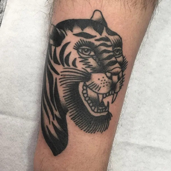 Old School tattoo by Mercia Maas in Johannesburg