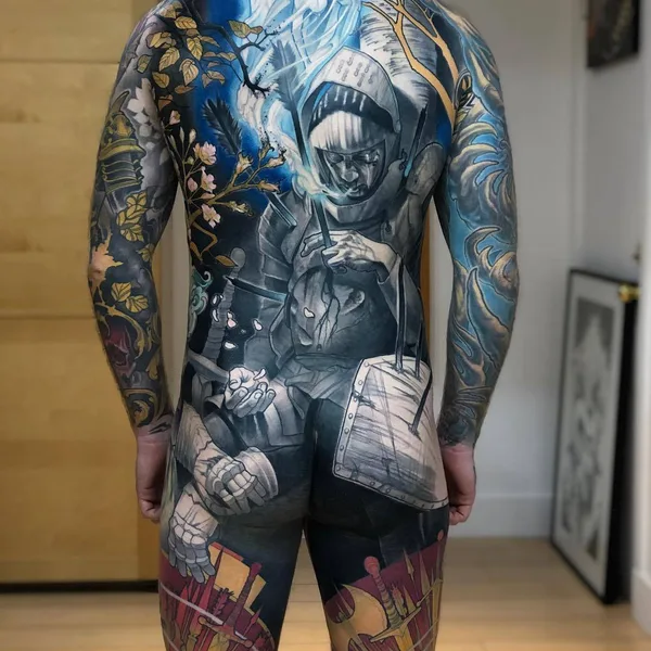 Авторская tattoo by Steve Moore in Vancouver