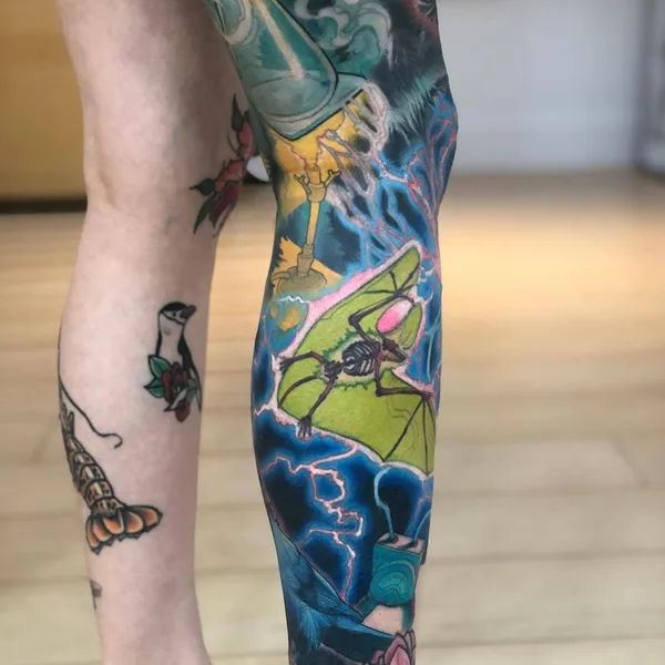 Авторская tattoo by Steve Moore in Vancouver
