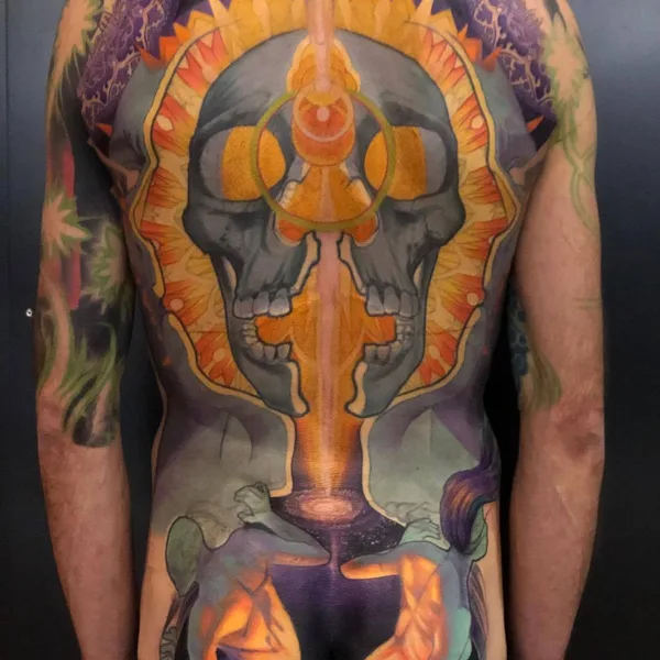 Авторская tattoo by Steve Moore in Vancouver