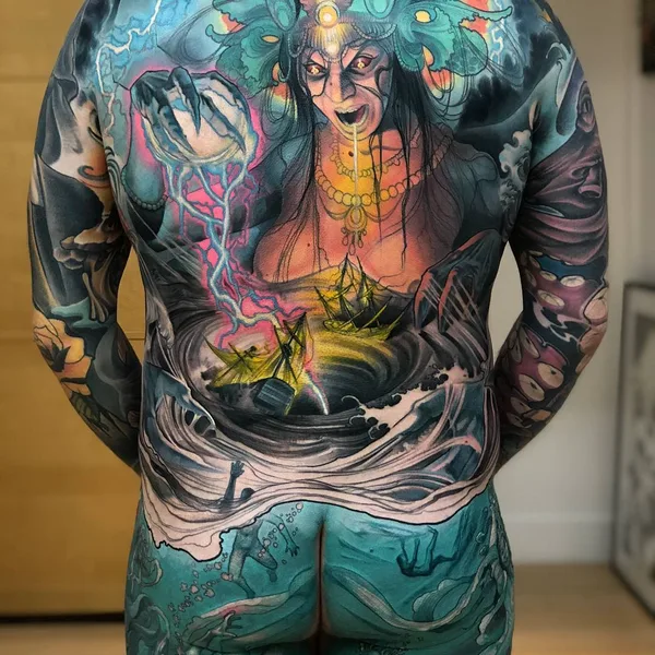 Авторская tattoo by Steve Moore in Vancouver