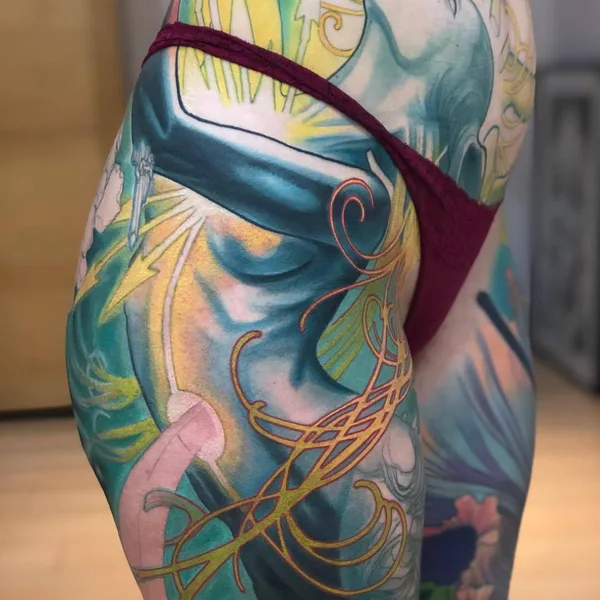 Авторская tattoo by Steve Moore in Vancouver