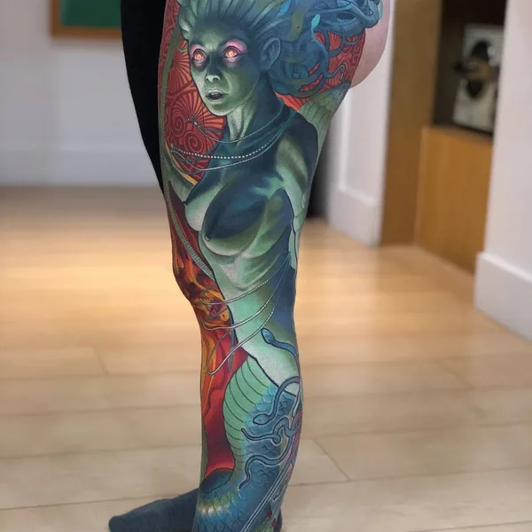 Авторская tattoo by Steve Moore in Vancouver
