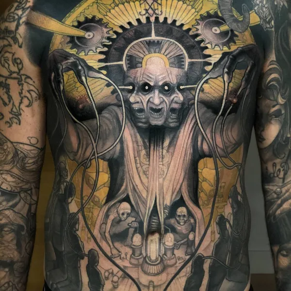 Авторская tattoo by Steve Moore in Vancouver