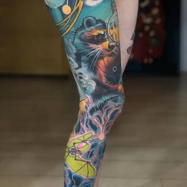 Авторская tattoo by Steve Moore in Vancouver