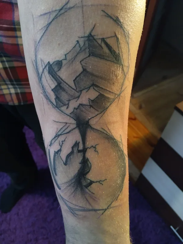 black and grey sketch tattoo on forearm #35254 | Tattoo Artist Ирина Кошман-Петровская