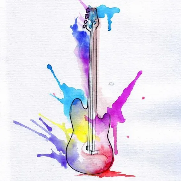 Watercolor tattoo by Ирина Кошман-Петровская in Заславль