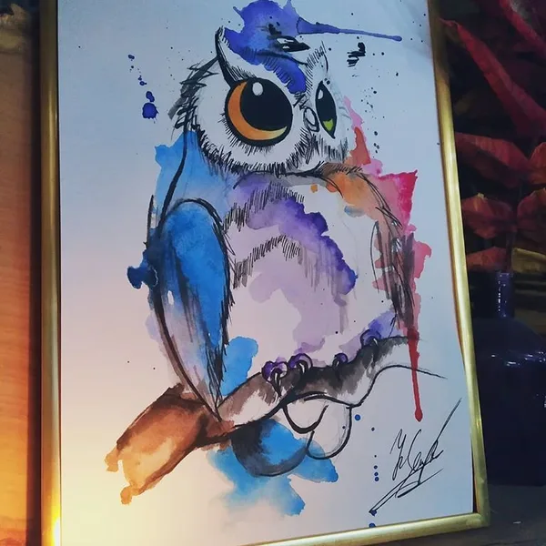 Watercolor tattoo by Ирина Кошман-Петровская in Заславль