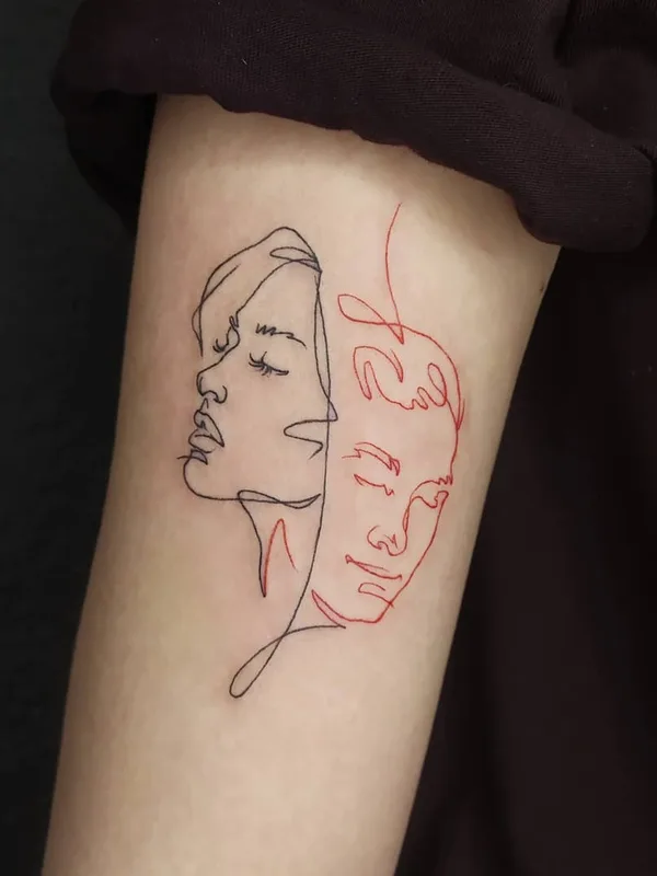 color linework Tatuaggio su forearm #52323 | Tatuatore Настя Боженова