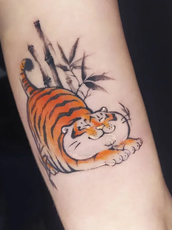 color illustrative Tatuaggio su forearm #52324 | Tatuatore Настя Боженова