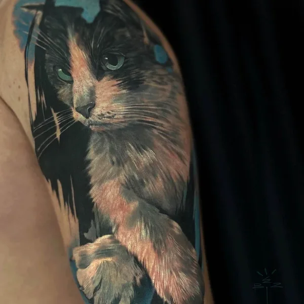 Realism tattoo by Вячеслав Безручко in Тамбов