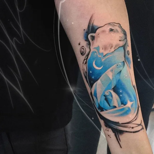 Graphic tattoo by Пушкина Елена in Тамбов