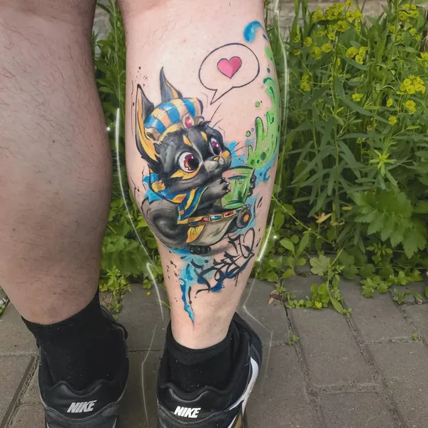 Graphic tattoo by Пушкина Елена in Тамбов