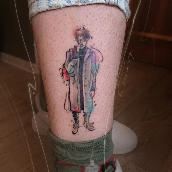 Graphic tattoo by Пушкина Елена in Тамбов