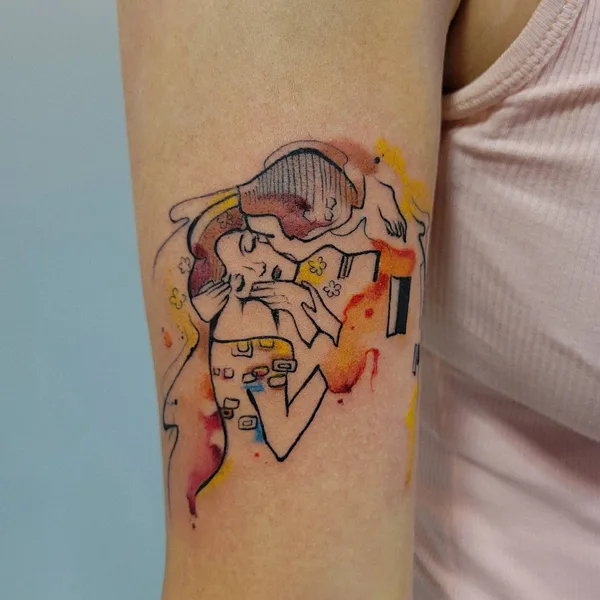 Graphic tattoo by Пушкина Елена in Тамбов