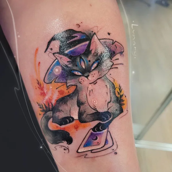 Graphic tattoo by Пушкина Елена in Тамбов