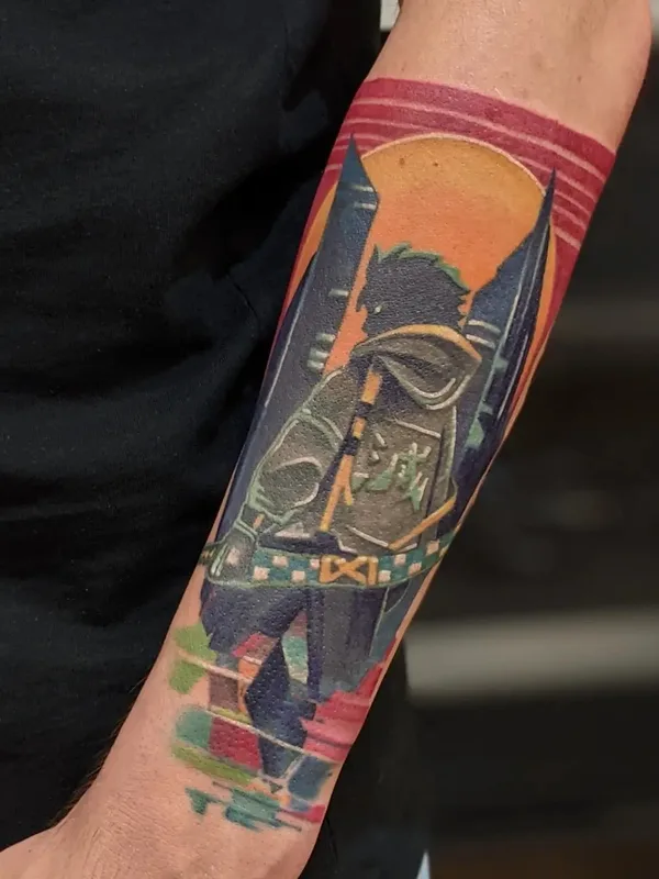 color illustrative татуировка на forearm #52394 | Тату мастер Дмитрий Филимоненко