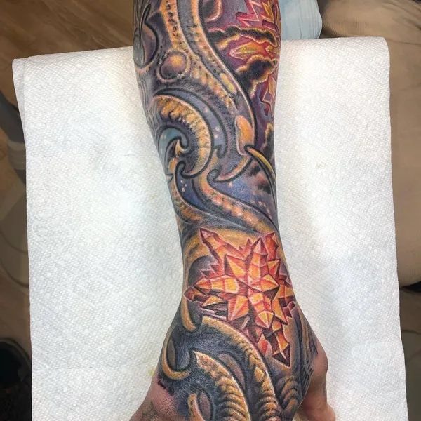 Авторская tattoo by Guy Aitchison
