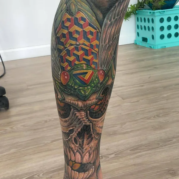 Авторская tattoo by Guy Aitchison