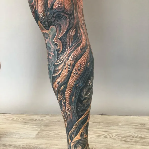 Авторская tattoo by Guy Aitchison