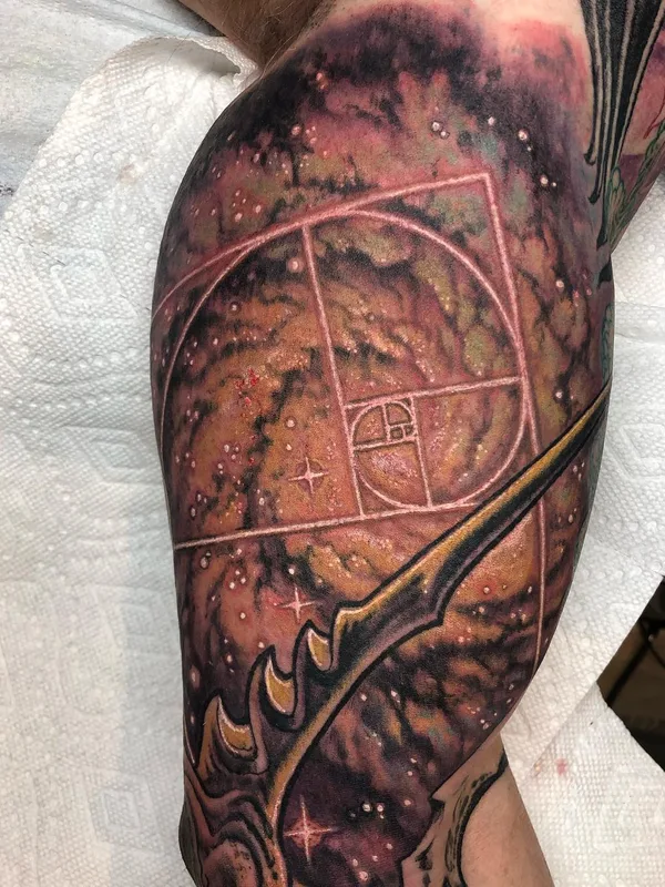color realism tattoo on outer arm #29219 | Tattoo Artist Guy Aitchison