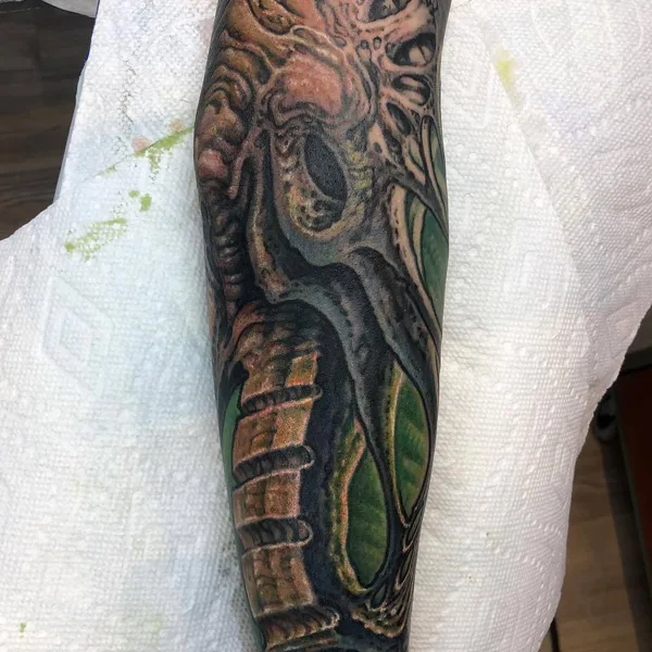 Авторская tattoo by Guy Aitchison