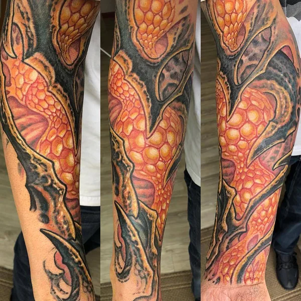 Авторская tattoo by Guy Aitchison