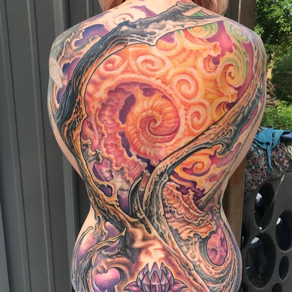 Авторская tattoo by Guy Aitchison