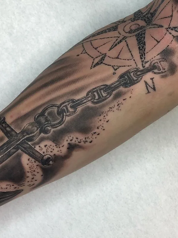 black and grey black and grey татуировка на forearm #53313 | Тату мастер Guillermo Inksoul