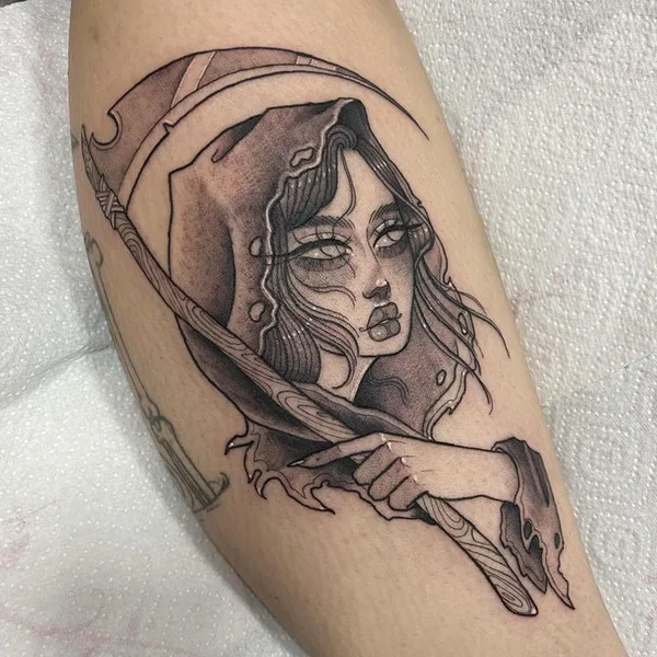 Graphic tattoo by Skunkzzy in Alicante