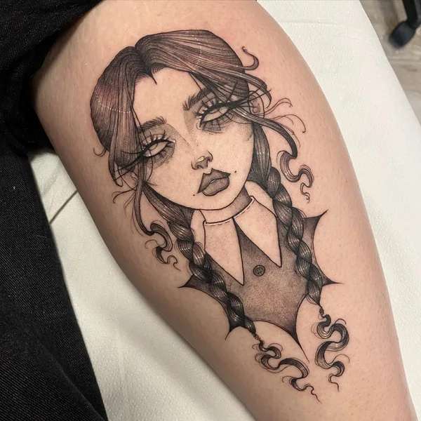 Graphic tattoo by Skunkzzy in Alicante