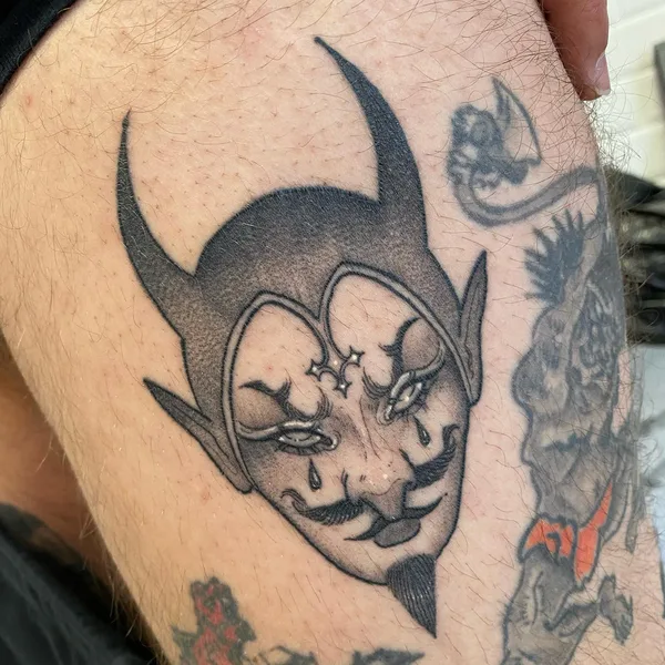 Graphic tattoo by Skunkzzy in Alicante