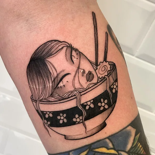 Graphic tattoo by Skunkzzy in Alicante