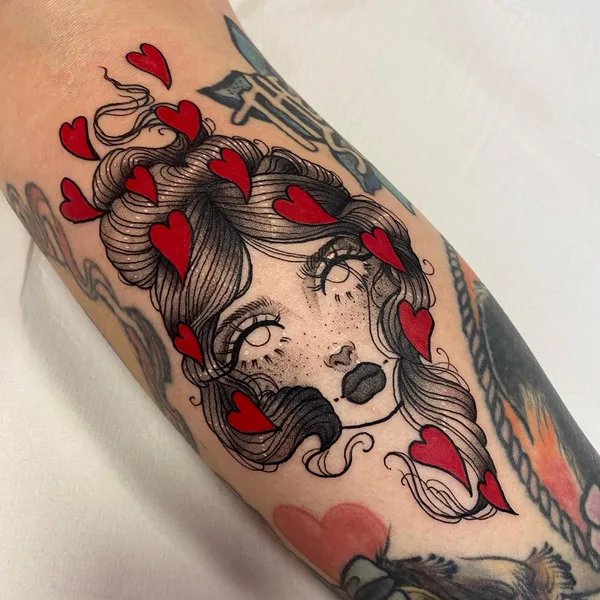 Graphic tattoo by Skunkzzy in Alicante