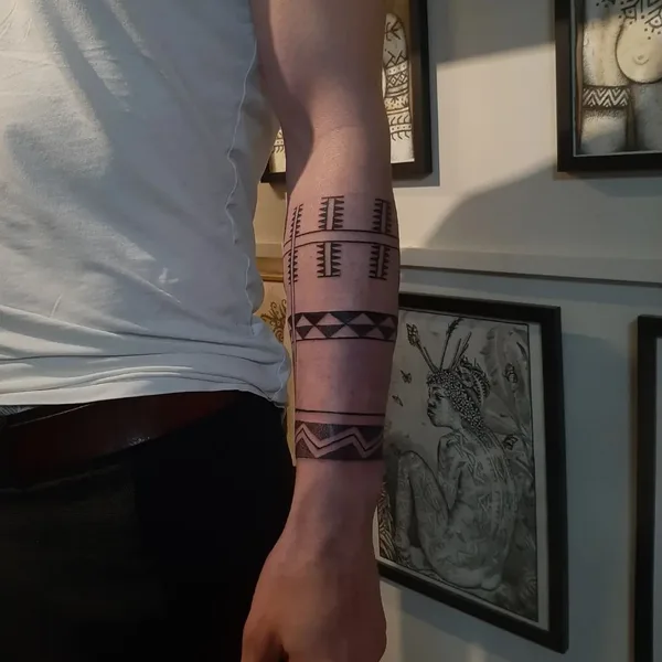 Tribal tattoo by will.cattersel in Rotterdam
