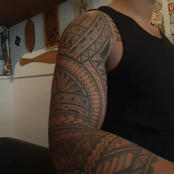 Tribal tattoo by will.cattersel in Rotterdam