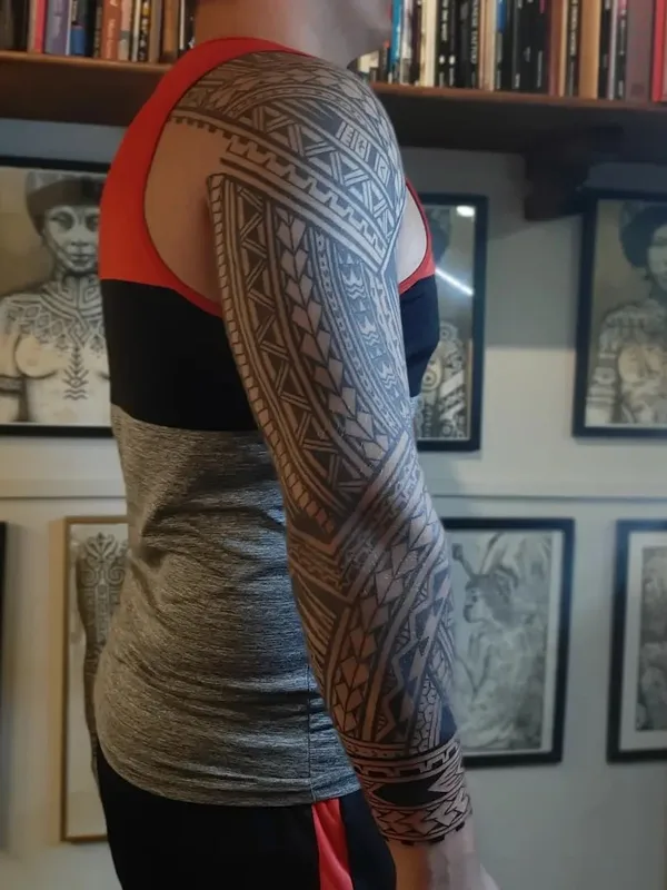 Tribal tattoo by will.cattersel in Rotterdam