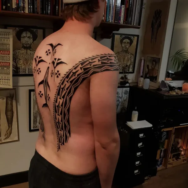 Tribal tattoo by will.cattersel in Rotterdam