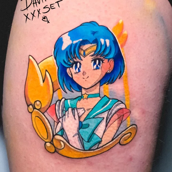 Color tattoo by Davide Set in Samarate