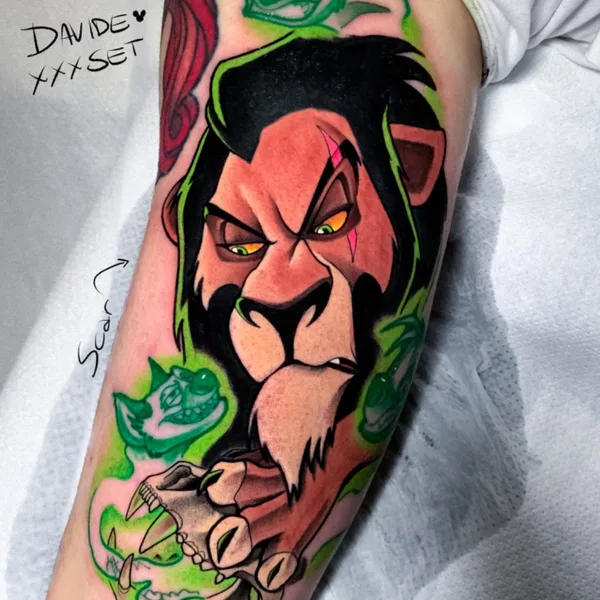 Color tattoo by Davide Set in Samarate