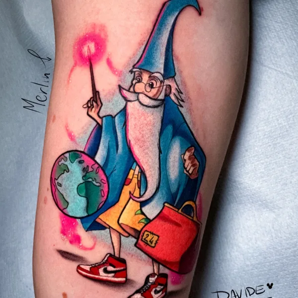Color tattoo by Davide Set in Samarate