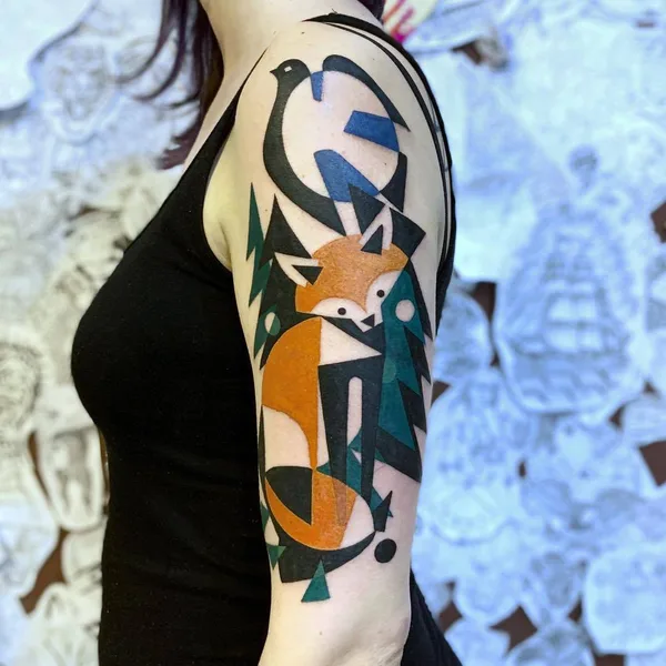 Author's Style tattoo by Luca Font in Milano