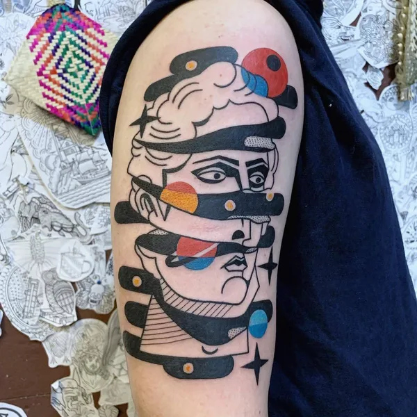 Author's Style tattoo by Luca Font in Milano