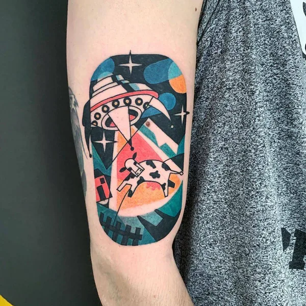 Author's Style tattoo by Luca Font in Milano