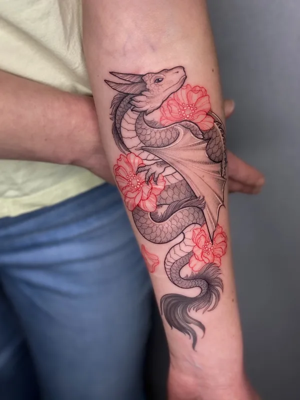 color illustrative татуировка на forearm #69796 | Тату мастер Ли Куприна