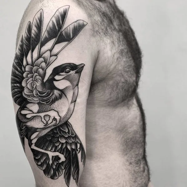 Dotwork tattoo by Planoc in São Paulo