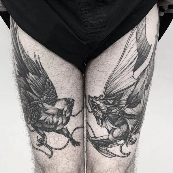 Dotwork tattoo by Planoc in São Paulo