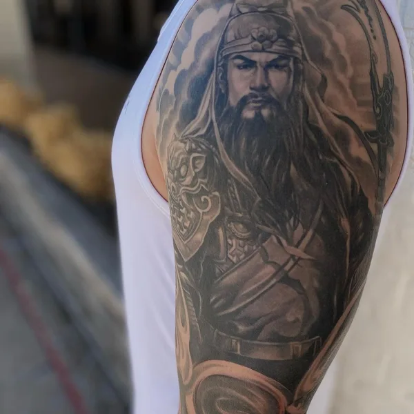 Portrait tattoo by  chrisb.tattoos in Oklahoma City