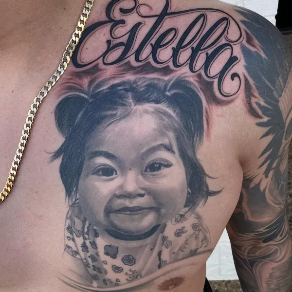 Portrait tattoo by  chrisb.tattoos in Oklahoma City