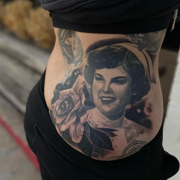 Portrait tattoo by  chrisb.tattoos in Oklahoma City